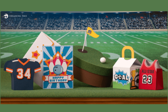3D SVG Sports Design for Bold Blog Graphics