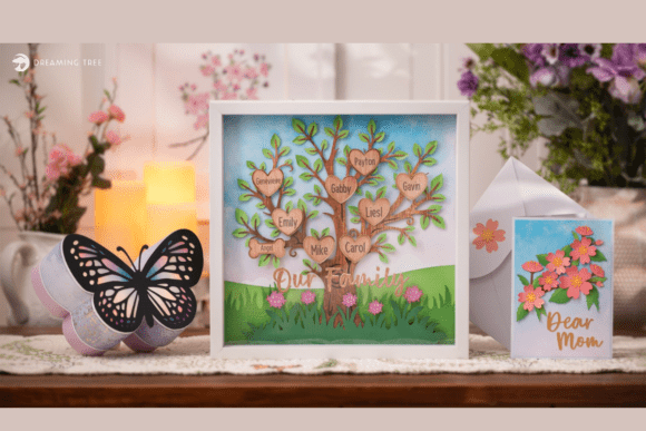 Blooming Love SVG Bundle: A Spring 3D SVG Design for Modern Branding
