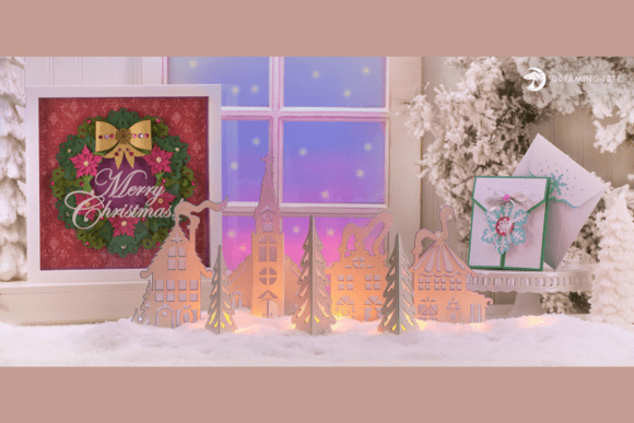 Christmas Magic SVG Bundle: Festive 3D Graphic Design Asset for Content Creators