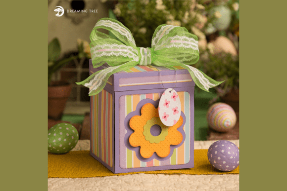 Easter Explosion Box SVG: A Festive Embroidery Design for Spring Projects