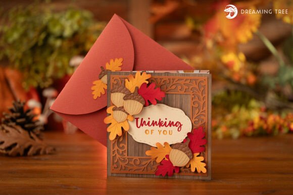 Fall Moments Card SVG Review for Commercial Design Projects