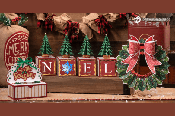 Home for Christmas 3D SVG Bundle: Festive Design Asset for Content Creators
