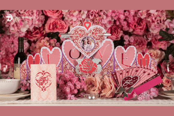 I Love You SVG Bundle: A 3D Valentine’s Day Graphic Design Asset