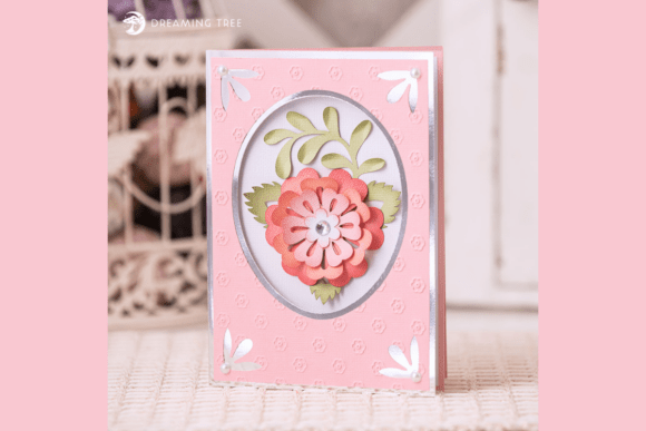 Peony Fantasy Flower Card SVG Review for Real Projects