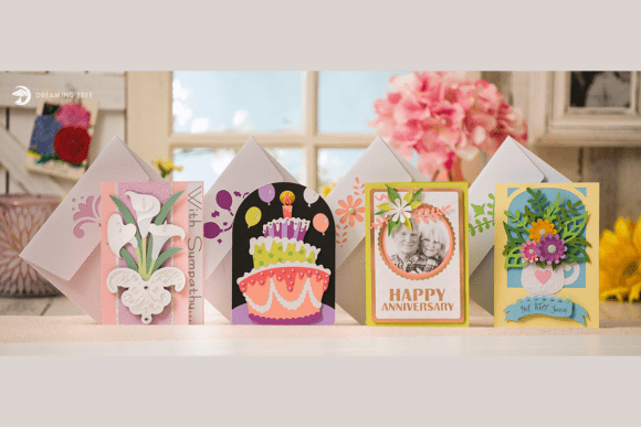 Quick and Easy Occasion Cards SVG Bundle: A 3D Pop-Up Design Asset for Modern Branding