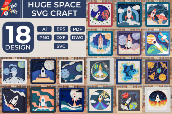 Space Exploration 3D SVG Craft BUNDLE Review